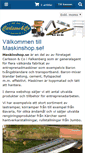 Mobile Screenshot of maskinshop.se