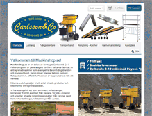 Tablet Screenshot of maskinshop.se